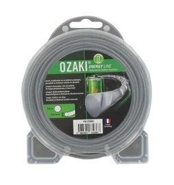 Coque fil en nylon ondulé rond, OZAKI ENERGY LINE, L.15 m, diam. 3 mm