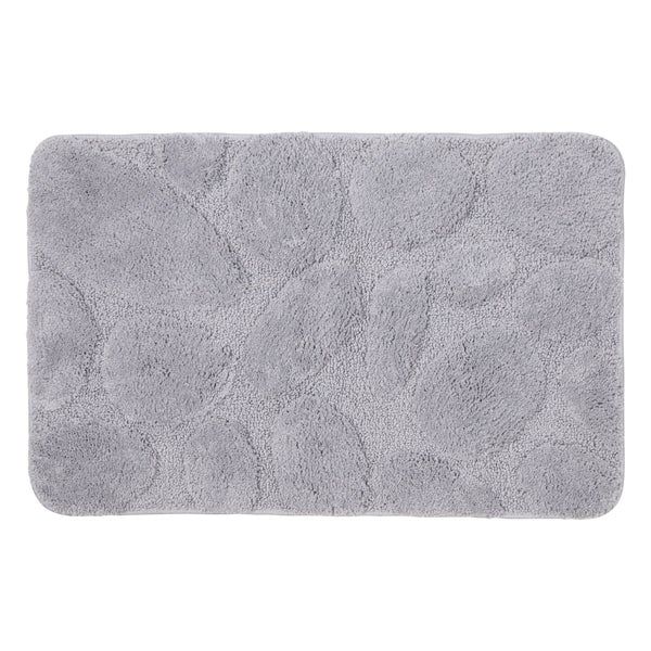 Tapis de bain l.50 x L.80 cm gris, Pebbles SENSEA