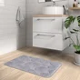 Tapis de bain l.50 x L.80 cm gris, Pebbles SENSEA