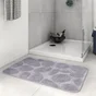 Tapis de bain l.50 x L.80 cm gris, Pebbles SENSEA