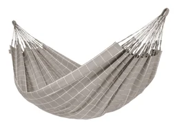 Hamac double de jardin en tissu Brisa gris almond