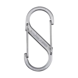 Mousqueton double entrée inox argenté 5cm 4,5kg nite ize