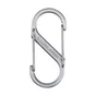 Mousqueton double entrée inox argenté 5cm 4,5kg nite ize