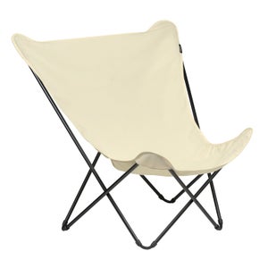 Fauteuil en acier LAFUMA MOBILIER Pop up xl beige