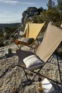 Fauteuil en acier LAFUMA MOBILIER Pop up xl beige
