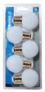 Lot de 5 ampoules led opaque E27 50 Lm = 7 W, TIBELEC