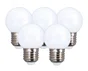 Lot de 5 ampoules led opaque E27 50 Lm = 7 W, TIBELEC