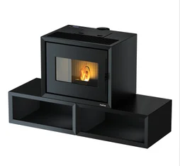 Poêle à granulés FREEPOINT Modo airtight double box noir 9.3 kW