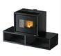 Poêle à granulés FREEPOINT Modo airtight double box noir 9.3 kW