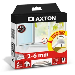 Joint de porte et fenêtre AXTON 1 mm, L.6 m blanc