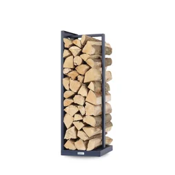 Range-bûches bleu celeste LE MARQUIER Polar l.40 x H.120 cm