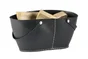 Panier à bûches, DIXNEUF Evea, l.50 x H.26 cm, noir