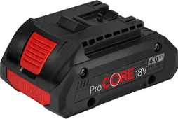 Batterie BOSCH PROFESSIONAL, 18 V, 4.0 Ah Core lithium-ion