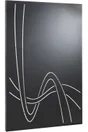 Plaque de protection murale noir sable EQUATION Infinity gauche, l.80 cm x H.12