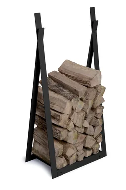 Porte-buches Tipi, DEVAUX, l.50 x H.100 cm noir sable