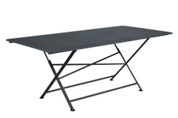 Table de jardin FERMOB Cargo rectangulaire noir 8 personnes