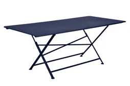 Table de jardin FERMOB Cargo rectangulaire bleu 8 personnes