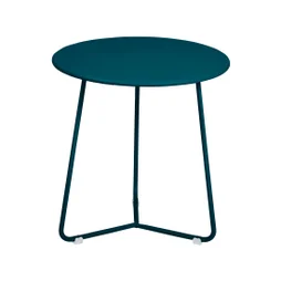 Table de jardin basse FERMOB Cocotte rond bleu 1 personnes