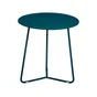 Table de jardin basse FERMOB Cocotte rond bleu 1 personnes