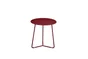 Table de jardin basse FERMOB Cocotte rond rouge 1 personnes