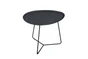 Table de jardin basse FERMOB Cocotte ovale noir 1 personnes