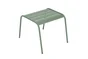 Table de jardin basse FERMOB Monceau rectangulaire vert 1 personnes