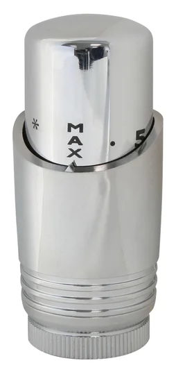 Tête de robinet thermostatique droit mâle plastique chromé SOMATHERM FOR YOU