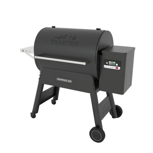 Barbecue charbon de bois TRAEGER Ironwood 885, Noir / inox