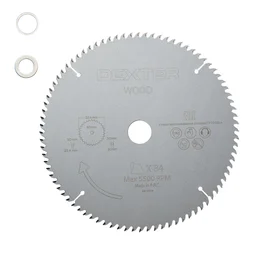 Lame de scie circulaire/scie à onglet/scie sur table bois dur DEXTER 254x30 mm