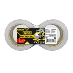 Lot de 2 adhésifs de réparation Universal SCOTCH L.50 m x l.48 mm gris
