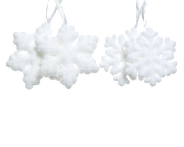 Flocon de neige en mousse, blanc