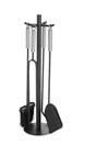 Serviteur acier, DIXNEUF Brio, 4 accessoires, noir