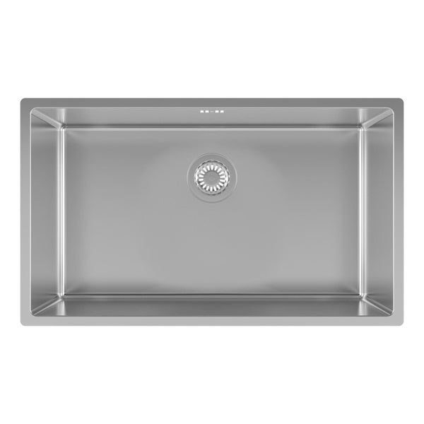 Evier à encastrer 1 cuve, inox, gris / argent MICHIGAN
