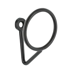 Patere filaire CIME Ring 1 tête droite acier noir