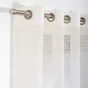 Voilage transparent, grace beige l. 140 x H. 260 cm