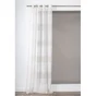 Voilage transparent, grace beige l. 140 x H. 260 cm