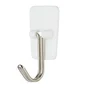 Lot de 9 crochets adhésif Plastique pointe métal, COMMAND, blanc 0.225 kg