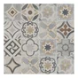 Carrelage sol et mur forte effet carreau ciment multicolore LOOP 20x20 cm