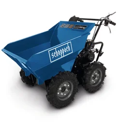 Dumper benne basculante motorisé SCHEPPACH, DP3000, 6.5CV 4 temps 196CC