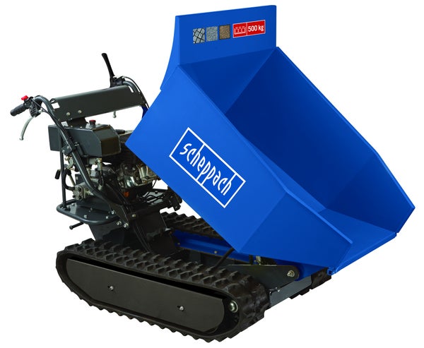 Dumper benne basculante motorisé SCHEPPACH, DP5000, 6.5CV 4 temps 196CC