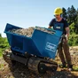 Dumper benne basculante motorisé SCHEPPACH, DP5000, 6.5CV 4 temps 196CC