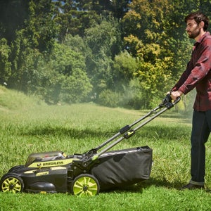 Tondeuse sur batterie, RYOBI Ry36lmx51a-160, 36V, 6Ah, l.51 cm