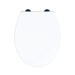 Abattant frein de chute déclipsable Click & Clean slim, blanc
