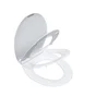 Abattant frein de chute déclipsable Click & Clean slim, blanc