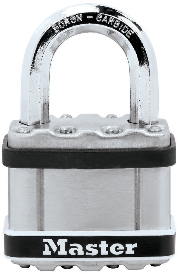 Cadenas à clé  acier laminé, MASTER LOCK, l.51 mm