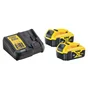 Meuleuse sans fil, 2 batteries, DEWALT DCG405P2-QW,125 mm 18 V
