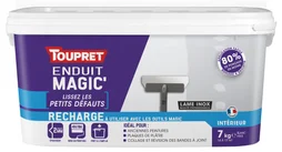 Recharge d'enduit en pate Recharge magic' TOUPRET 7 kg