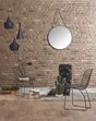 Miroir rond Barbier chester noir diam.60 cm