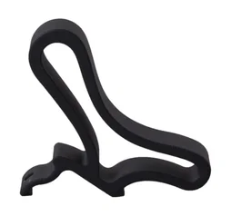 Patère courbe pour sèche-serviettes à lames plates, anthracite