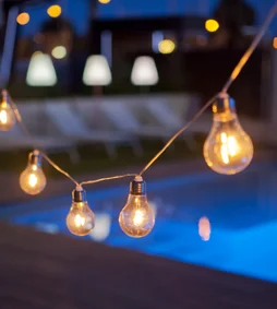 Guirlande extérieure LED intégrée 10 ampoules blanc chaud 350 lm Stella 4.5 m